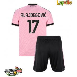Juventus Kerim Alajbegovic #17 Vieraspaita Lapsille 2026-27 Lyhythihainen (+ shortsit)